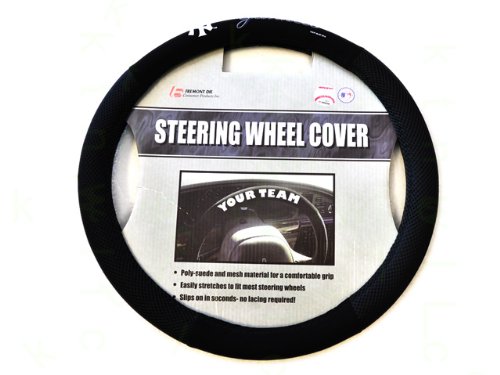 Mesh Grip Steering Wheel Cover - New York Yankees