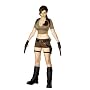 DELUXE LARA CROFT TOMB RAIDER FANCY DRESS COSTUME SIZE UK 8/10