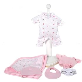 Berenger Onesies Assortment2-short romper,full romper,cap,bib,blanket and diaper -R0071 by Berenger