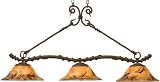 Kalco Vine 3498BA-PS07 Large 3 Light (25H x 51W) Pen Shell 3 Light 120 watt Pendant in Bronze