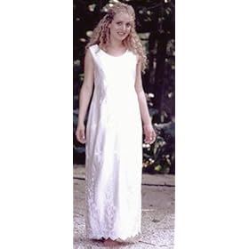 Empirewaist Waist Satin Beaded Evening Gown