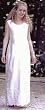 Empirewaist Waist Satin Beaded Evening Gown