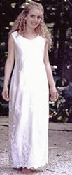 Empirewaist Waist Satin Beaded Evening Gown