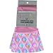 Pink Check Cool Retro Longer Rubber Household Cleaning Gloves