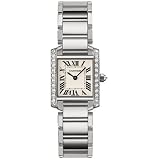 Cartier Tank Francaise 18kt White Gold Diamond Ladies Watch WE1002S3 by Cartier