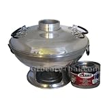 Thai Hot Pot Serving Bowl 9 Inch with Sterno