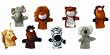 Toys Pure 15125 Fingerpuppen-Set "Wilde Tiere" 8er Set