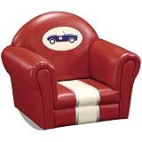 Guidecraft Retro Racers Upholstered Rocker