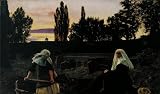 Oil Painting 'John Everett Millais - The Vale Of Rest,1858-1859' 20 x 34 inch / 51 x 86 cm , on High Definition HD canvas prints is for Gifts And Bar, Home Theater And Living Room Decoration