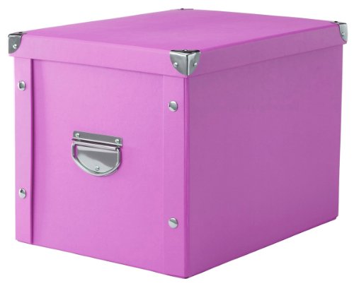 Zeller 17839 Aufbewahrungsbox, Pappe 27.5 x 36 x 26.5 cm, flieder