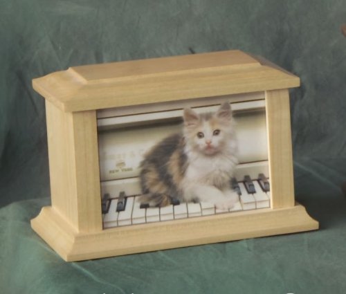 Solid Wood Cremation Urn -The Taylor - Maple - 4 sizes