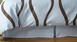 New Wave Modern Collection Bed Skirt - Solid Blue
