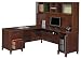 L-Desk 71" and Hutch Set - Somerset Collection - Bush Office Furniture - WC81710-11