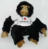 Plush Monkey / Chimpanzee toy with I Love Spencer T-Shirt Reviews