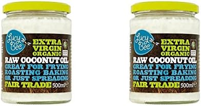 (2 PACK) - Lucy Bee Extra Virgin Coconut Oil| 500 ml |2 PACK - SUPER SAVER - SAVE MONEY