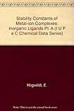 Stability constants of metal-ion complexes. Pt.A, Inorganic ligands