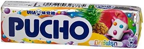 Pucho Mixed Fruits Soft Candy Stick Set of 2,50 g. Per Each by Pucho