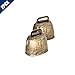 KOOBOOK 2Pcs Cow Horse Sheep Grazing Copper Bells Cattle Farm Animal Copper Loud Bronze Bell