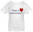 MADE IN WISCONSIN - WISCONSIN TODDLER - State-series - White Toddler T-shirt