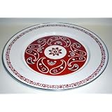 Golden Rabbit Enamelware Bandana Dinner Plate 