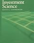 Investment Science