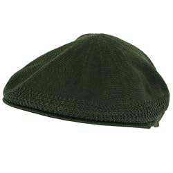 VENTED POLYMESH IVY DRIVER GOLF HAT CAP CABBY OLIVE XL