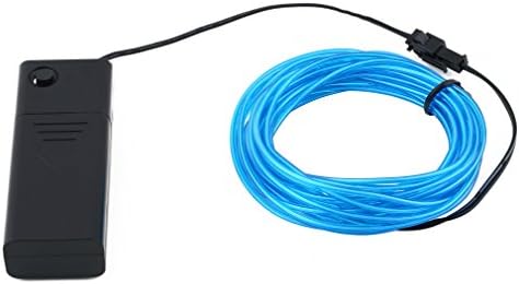 Upell 6ft/9ft EL Wire for Dance Party Car Decor (Blue, 9ft)