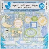 Colorbok Baby Boy Page Kit, 12-Inch by 12-Inch
