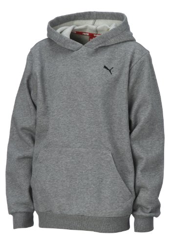 PUMA Kinder Kapuzenpullover Boys ESL Hooded Sweat, athletic gray heather, 128, 811988 02 Preisvergleich