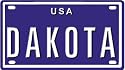 DAKOTA USA MINI METAL EMBOSSED LICENSE PLATE NAME FOR BIKES, TRICYCLES, WAGONS, KIDS DOORS, GOLF CARTS, BABY STROLLERS, PEDAL CARS. OVER 400 NAMES AVAILABLE. TYPE IN "NAME" USA PLATE IN SEARCH. YOUR NAME WILL SHOW UP.