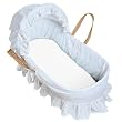 Kushies Fitted Bassinet Sheet, White