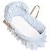Kushies Fitted Bassinet Sheet, White