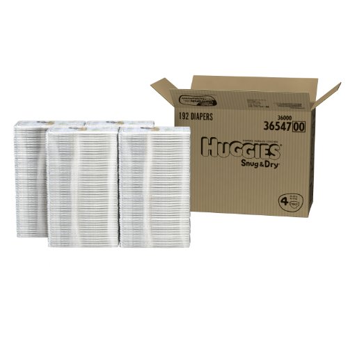 Huggies Snug and Dry Diapers, Size 4, Economy Plus Pack, 192 Count Baby Shop