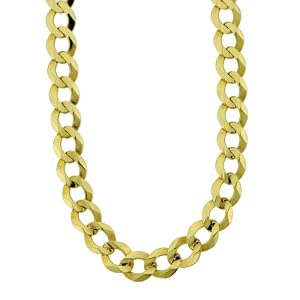 14k Yellow Gold 8.3mm Cuban Chain Necklace, 22″|4k Yellow Gold Necklace 14k Yellow Gold 8.3mm Cuban Chain Necklace, 22″|4k Yellow Gold Necklace