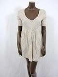 IMAGE OF Free People womens ivory lace v neck dress L