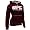 UFC Womens Sherpa Hoodie [Burgundy/Silver], Large