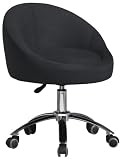 Soho Pod Swivel Desk Chair 28-31hx24w Black