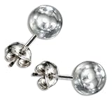 Sterling Silver 5mm Ball Earrings on Posts