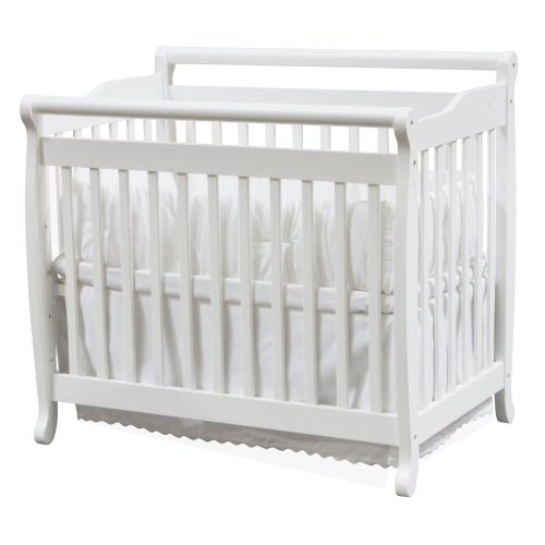 Kitchen: Emily Mini Crib in White Finish By Da Vinci Baby Furniture