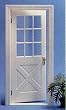 Miniature Chrysnbon Colonial Crossbuck Door without Mullions