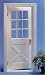 Miniature Chrysnbon Colonial Crossbuck Door without Mullions
