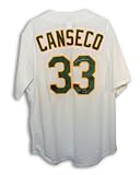Jose Canseco Autographed Oakland Athletics White Majestic Jersey Inscribed "88 AL MVP"