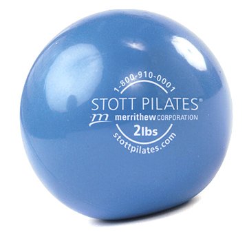 Stott Pilates Toning Ball (Blue, 10 cm, 2 Pounds)