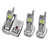 UNIDEN DXAI5688-3 5.8 GHZ THREE HANDSET EXTENDED RANGE CORDLESS PHONE SYSTEM WITH CALL WAITING CALL