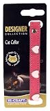 Pink Satin  Heart Studded  Cat  Collar