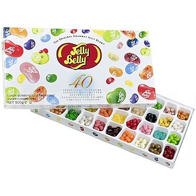 Jelly Belly 40 Flavour Gift Box - 500g (one For) Picture