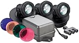 IMAGE OF Danner 02393 Pondmaster Submersible Halogen Pond Lightset, Three Light with Transformer
