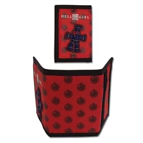 Hell Girl Straw Doll Polyester Wallet
