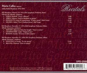 An Evening with Maria Callas, Vol. 2 under Spontini, Gasparo in The Music Store