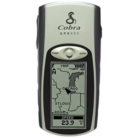 Cobra GPS 500 2MB Global Positioning System with 18 Channels